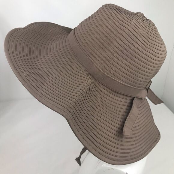 Swim Zip Taupe Canvas 4.5” brim Sun Protection Outdoor Performance Hat - Picture 5 of 16